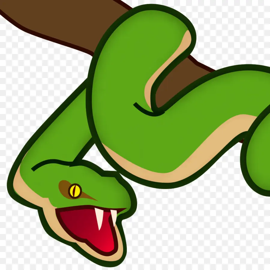 Serpent Vert，Arbre PNG