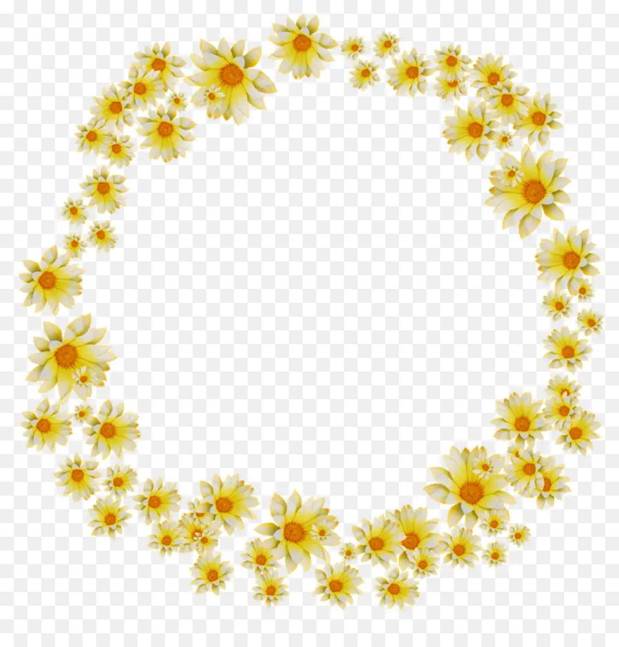 Couronne De Marguerite，Cercle PNG