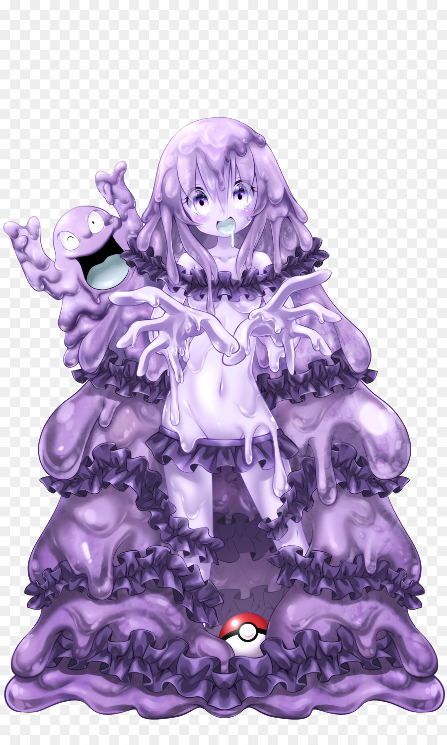 Personnage De Slime Violet，Anime PNG