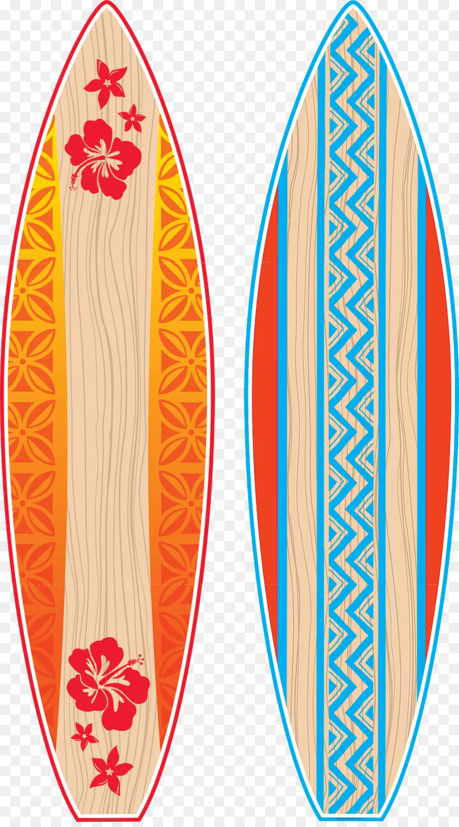 Planche De Surf Décorative，Surf PNG