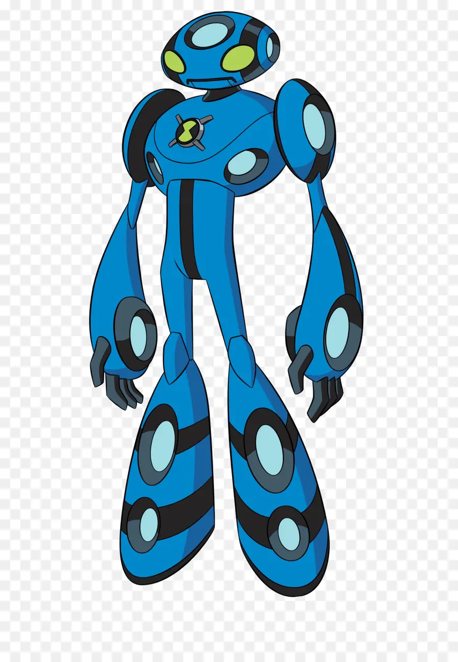 Robot Bleu，Dessin Animé PNG