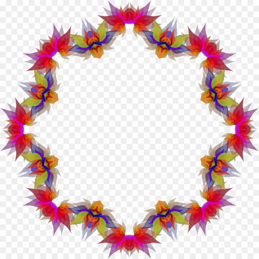 Couronne Florale，Fleurs PNG