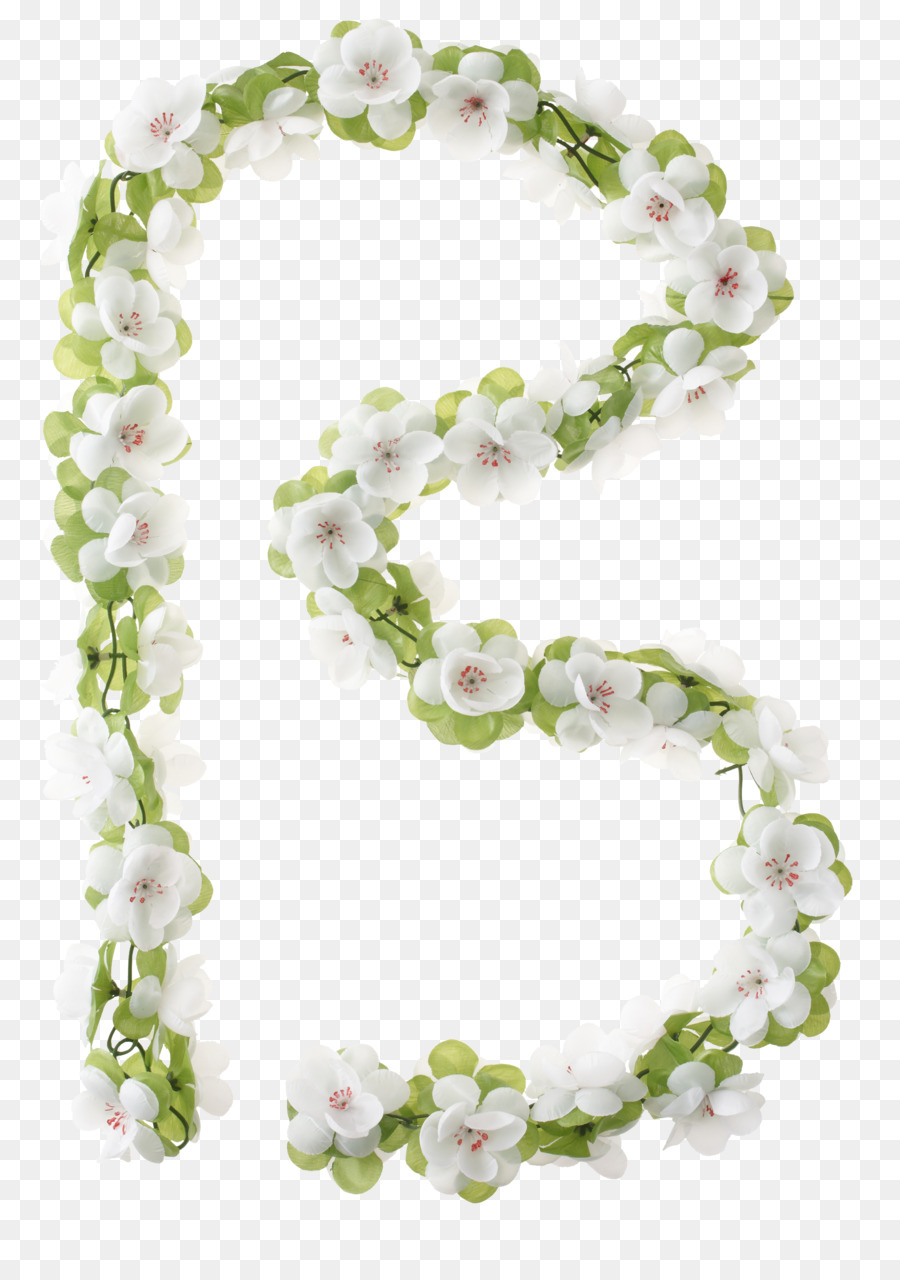 Lettre Florale B，Fleurs PNG