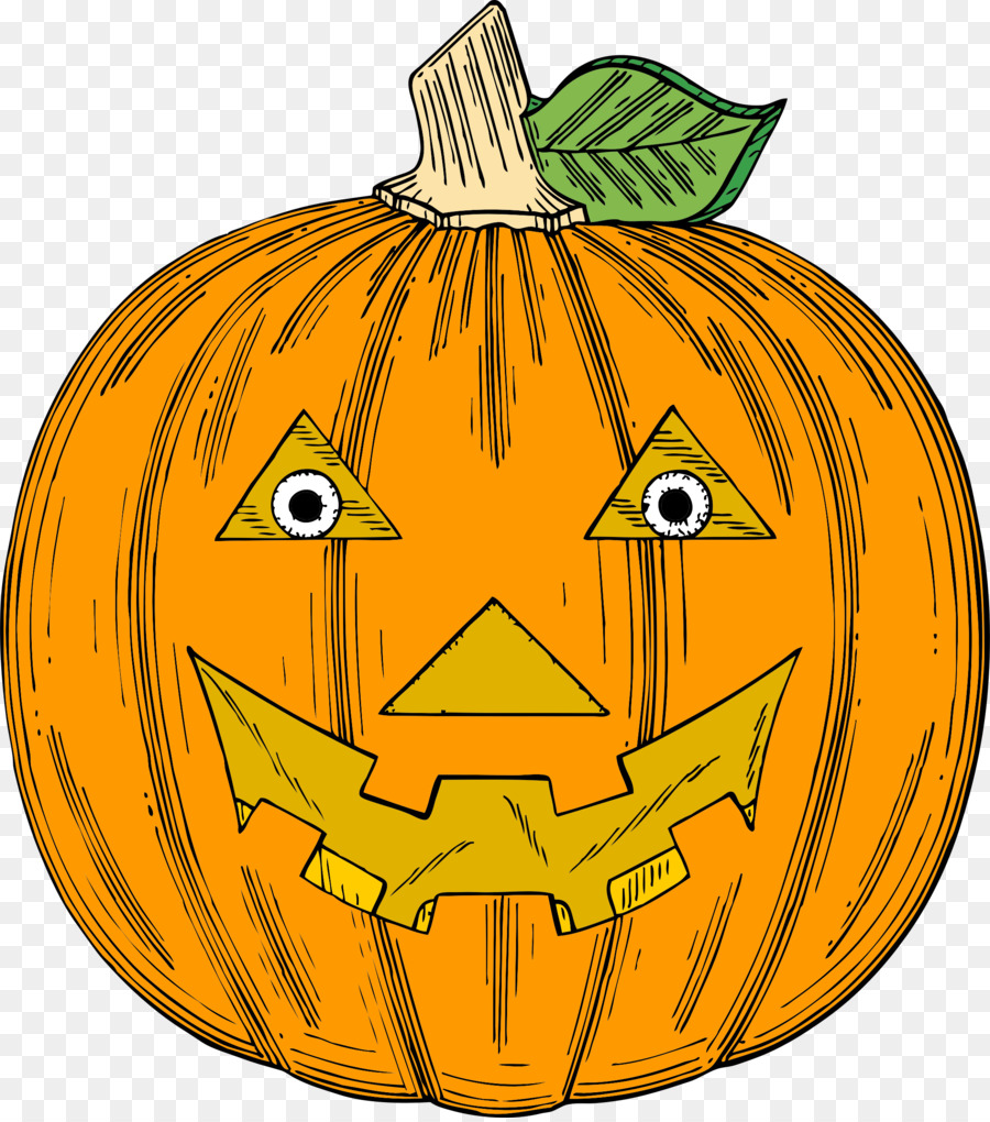 Citrouille Souriante，Feuilles D'automne PNG