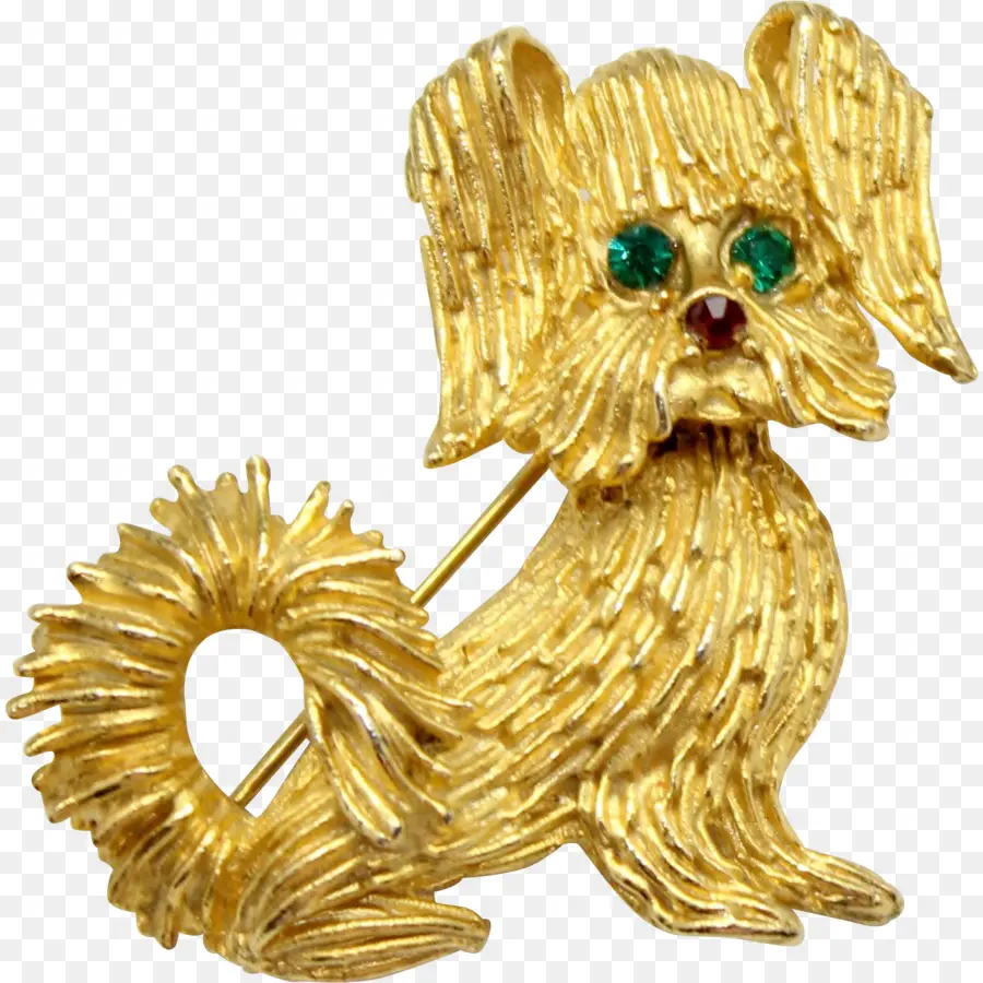 Broche Chien Doré，Broche PNG