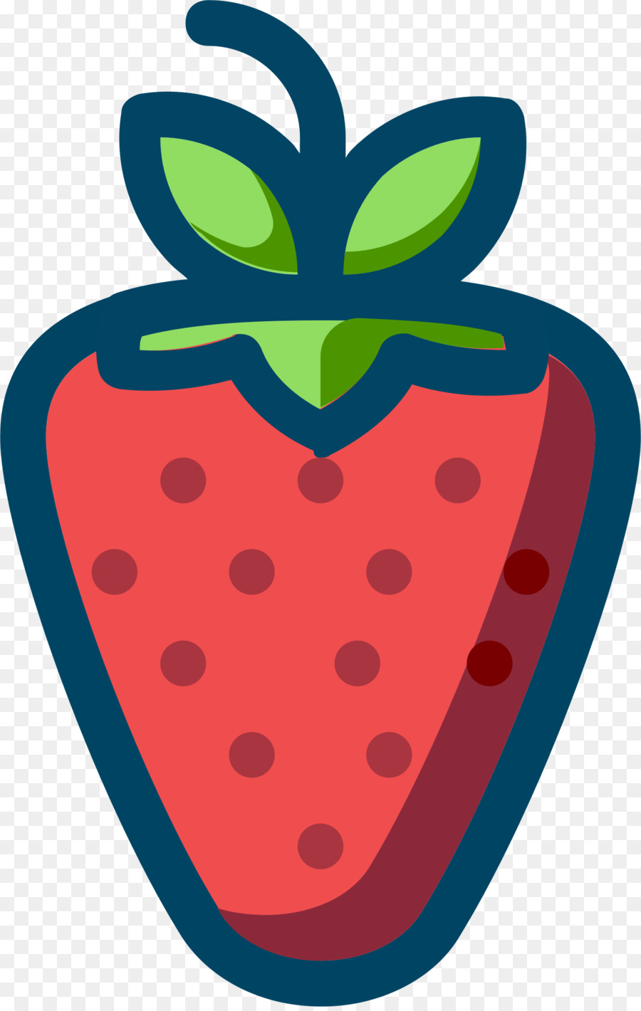 Fraise，Contour PNG