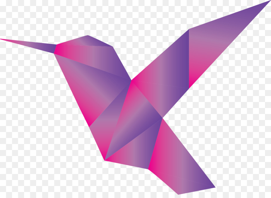 Oiseau En Origami，Papier PNG