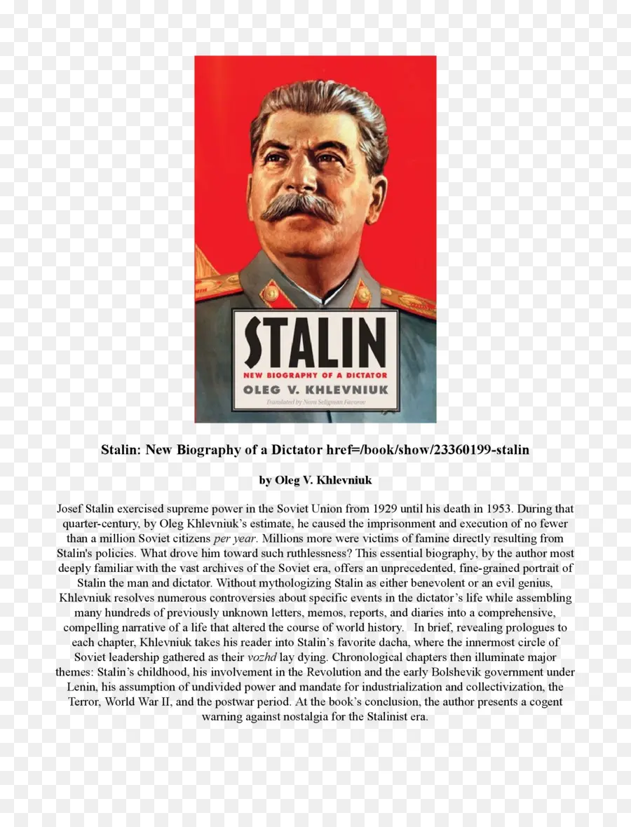 Joseph Staline，Union Soviétique PNG
