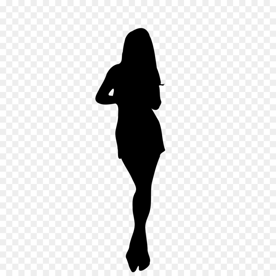 Silhouette De Femme，Femelle PNG