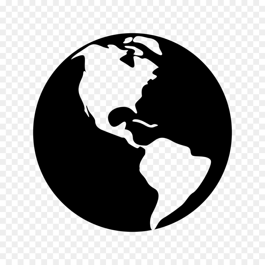 Silhouette Du Globe，Globe PNG