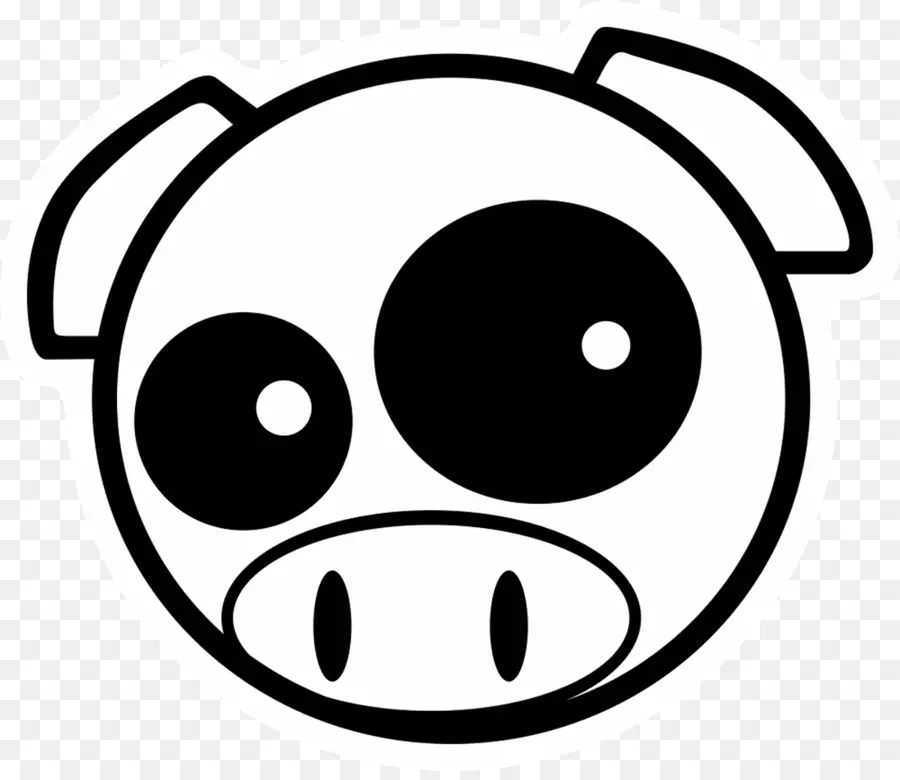 Visage De Cochon，Dessin Animé PNG