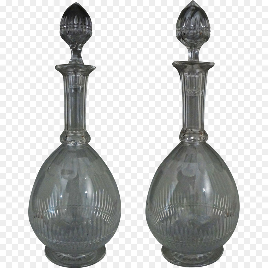 Carafes En Verre，Paire PNG