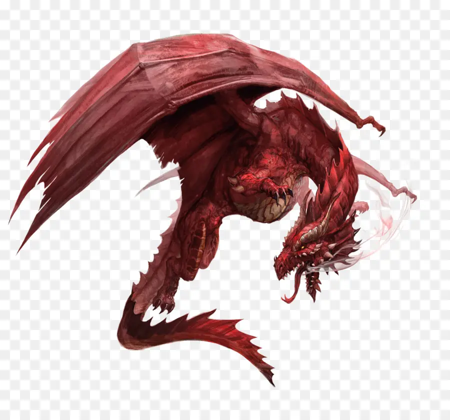 Dragon Rouge，Ailes PNG