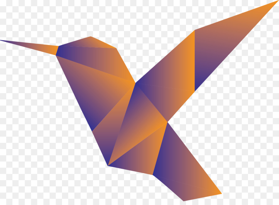 Oiseau En Origami，Papier PNG