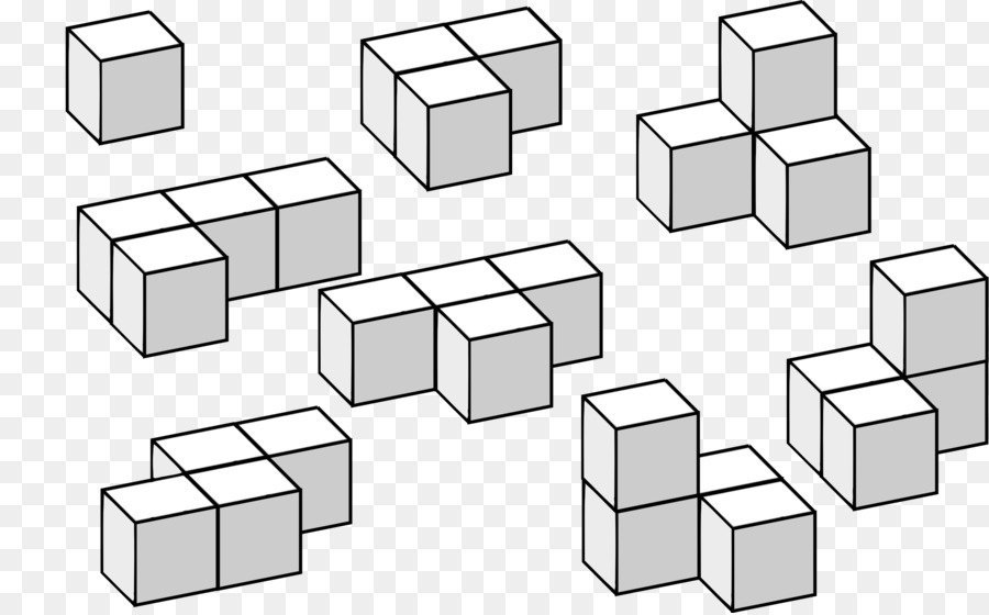 Cubes 3d，Blocs PNG