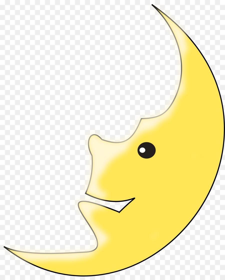 Croissant De Lune，Jaune PNG