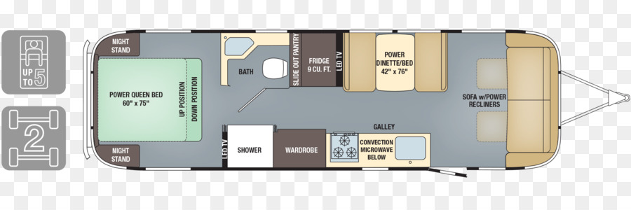 Disposition De La Caravane，Plan D'étage PNG