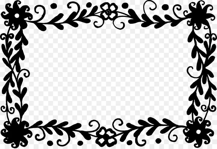 Bordure Noire，Décoratif PNG