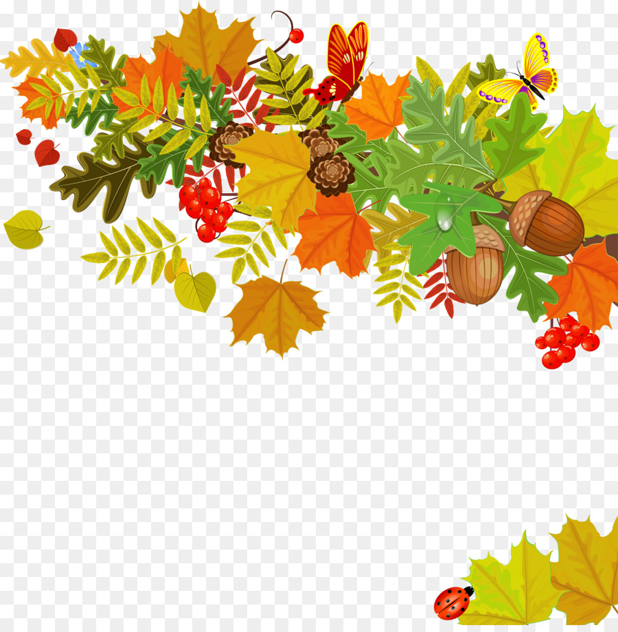 Feuilles D'automne，Automne PNG