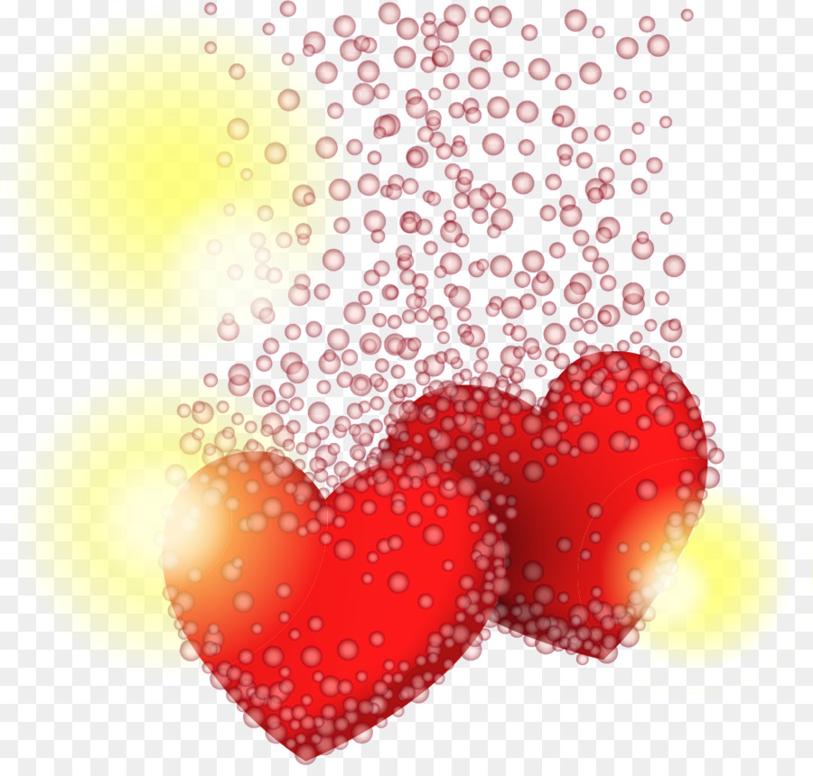 Coeurs Rouges，Paillettes PNG