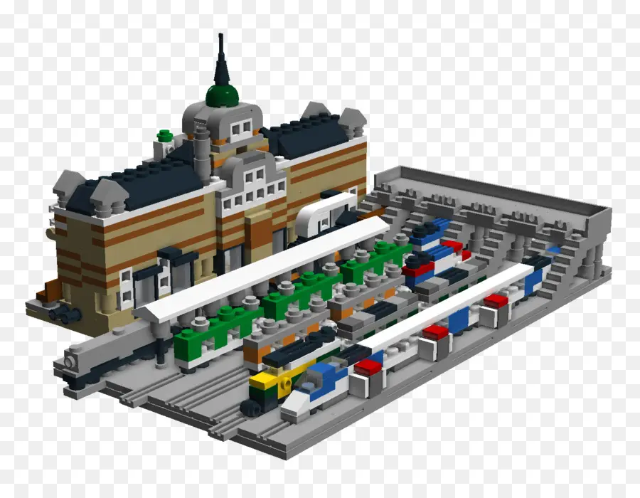 Gare Lego，Bâtiment PNG