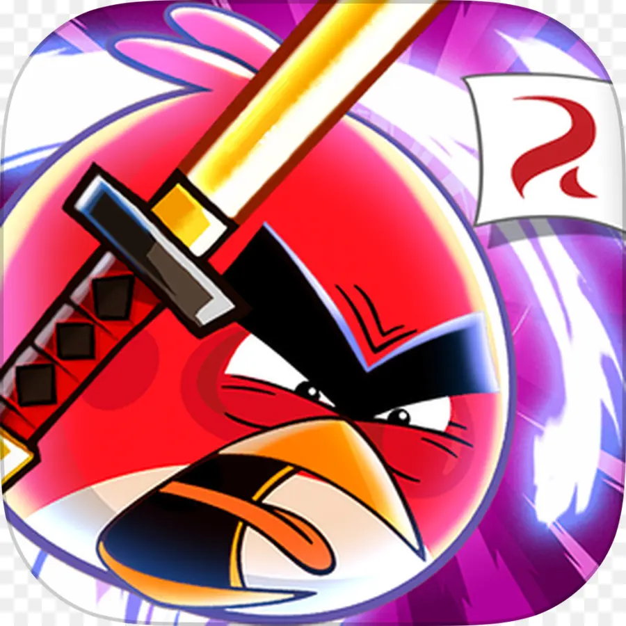 Oiseau En Colère Rouge Avec épée，Jeu PNG