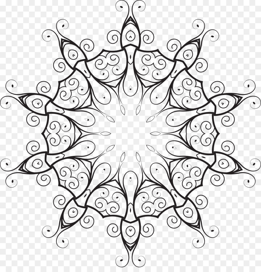 Mandalas，Floral PNG