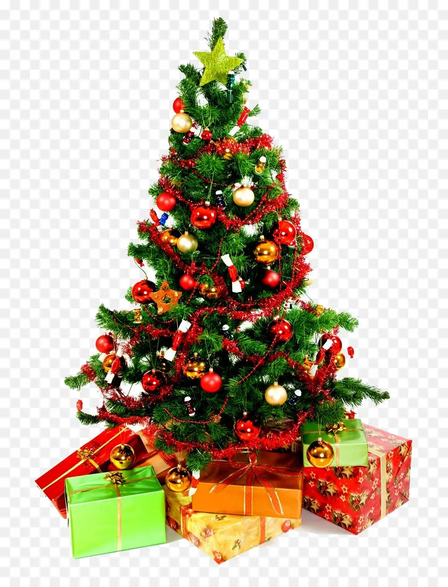 Arbre De Noël，Cadeaux PNG