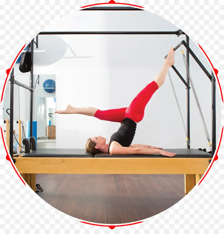 Femme Exerçant，Pilates PNG