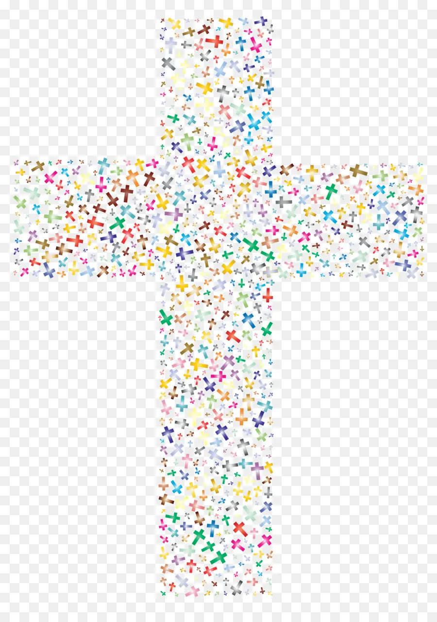 Croix Colorée，Points PNG