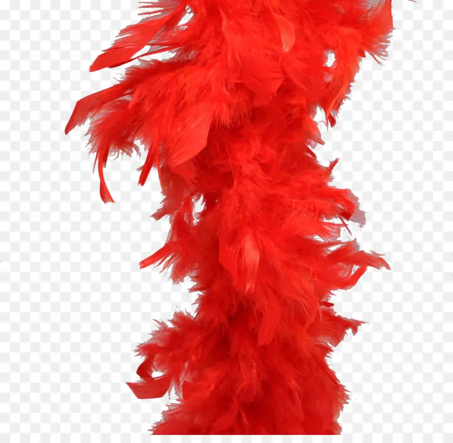 Boa à Plumes，Rouge PNG