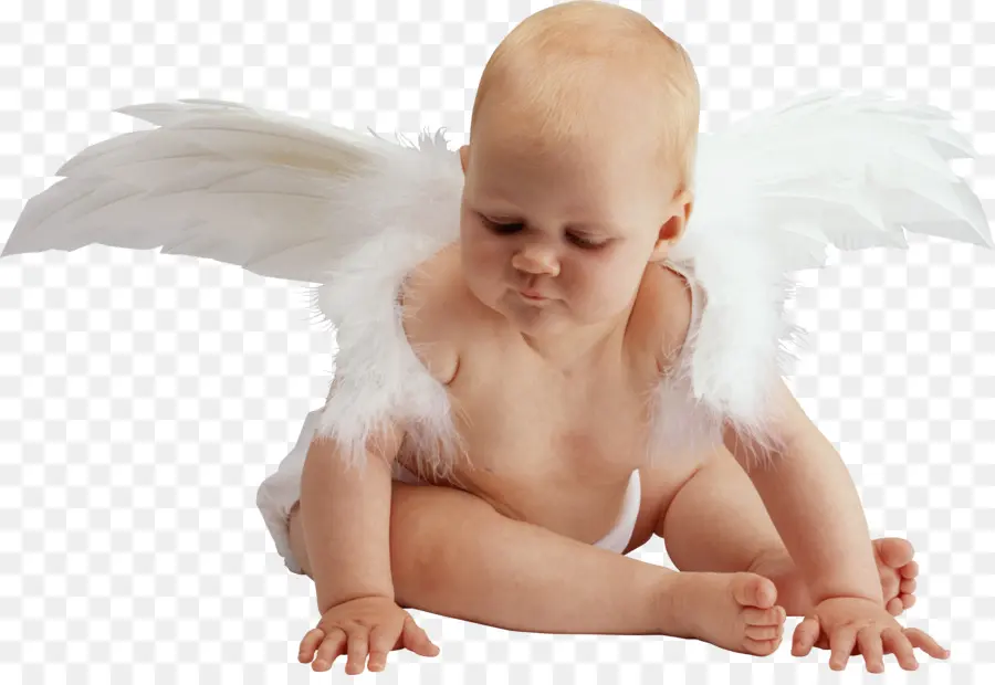 Bébé Avec Des Ailes，Ange PNG