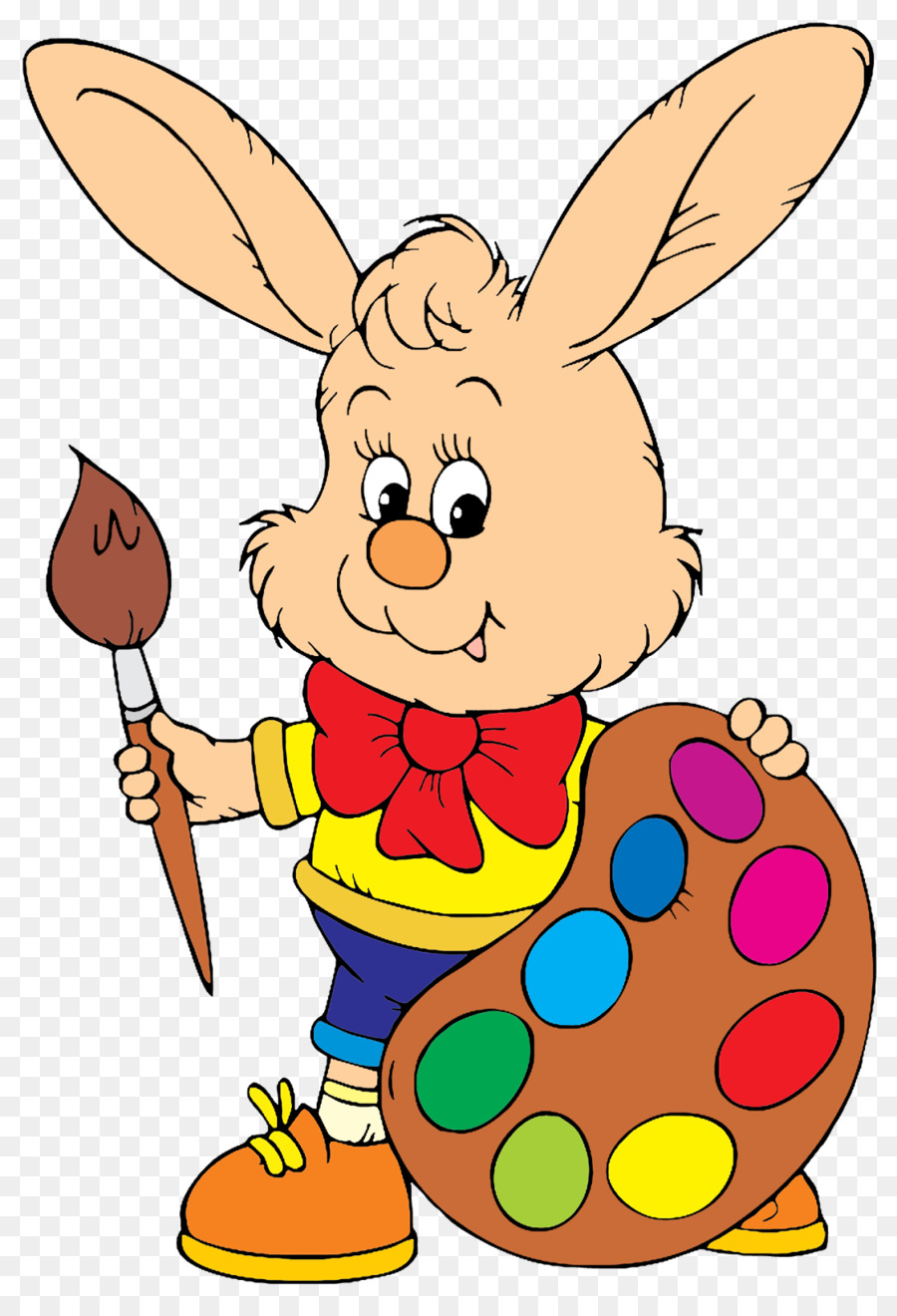 Lapin De Pâques，Peinture PNG