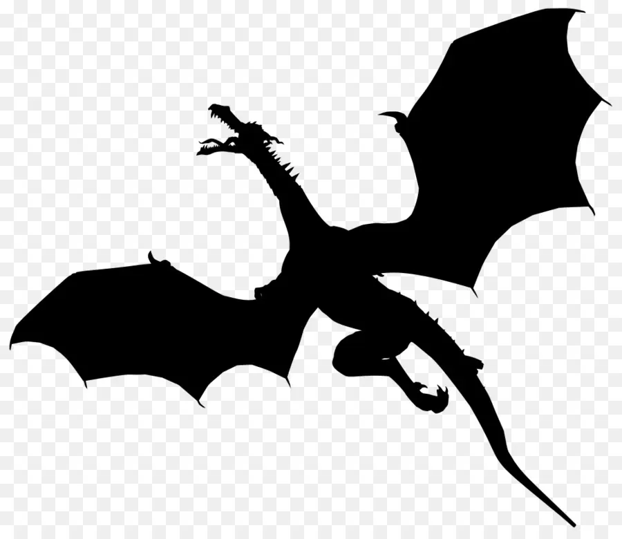 Dragon，Silhouette PNG