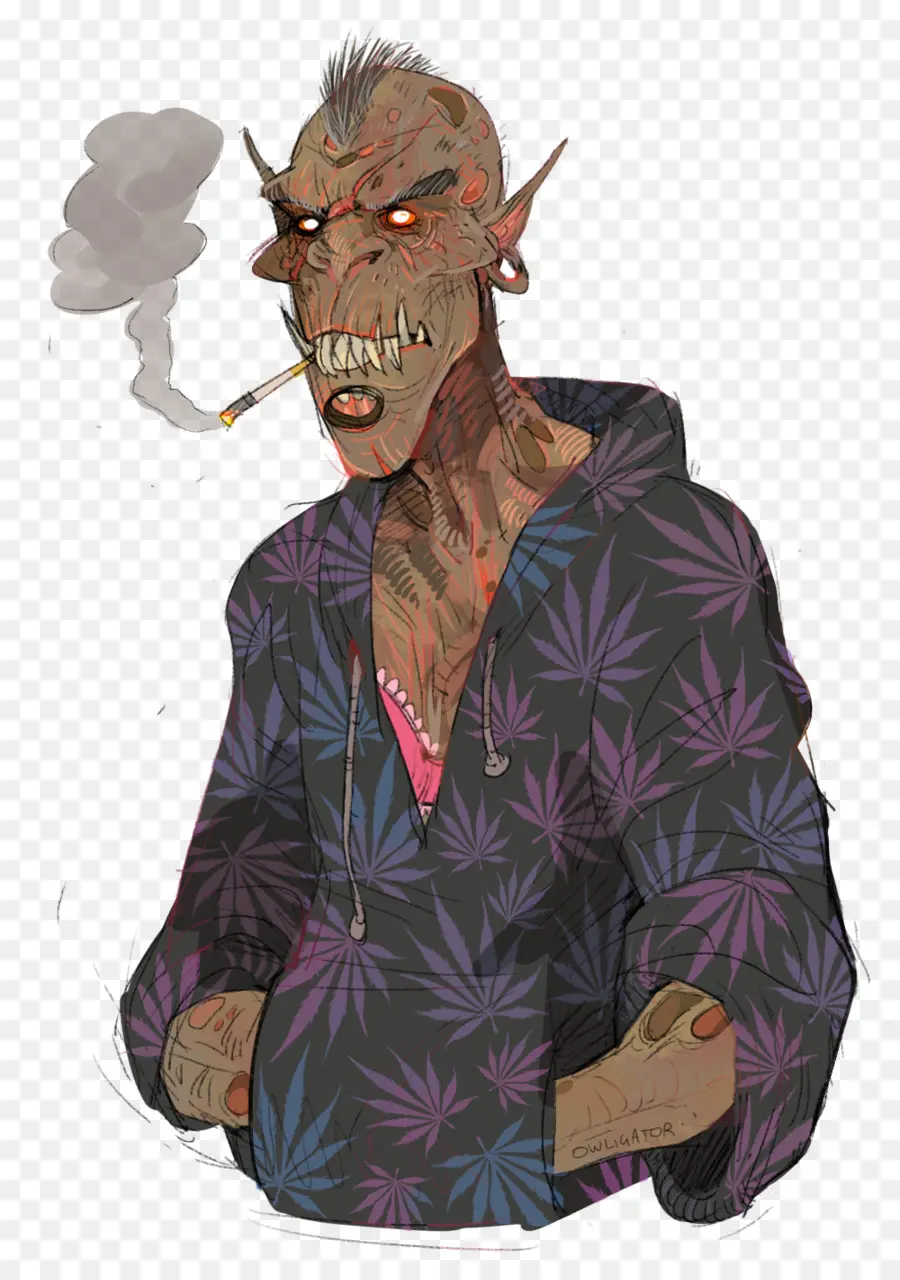 Monstre，Fumeur PNG