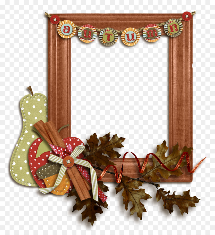 Cadre D'automne，Feuilles PNG