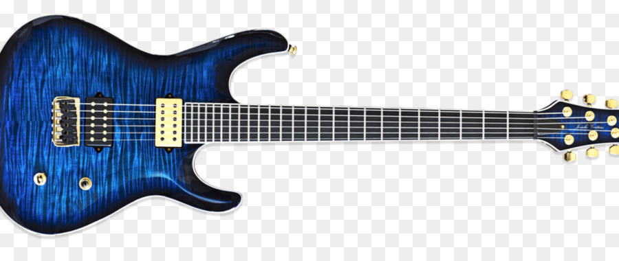 Guitare électrique Bleue，Cordes PNG