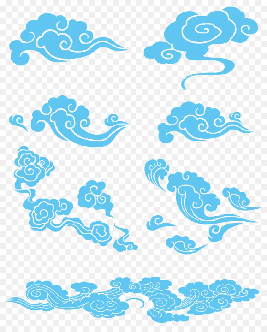 Les Motifs Chinois Dans Le Design Contemporain，Nuage PNG