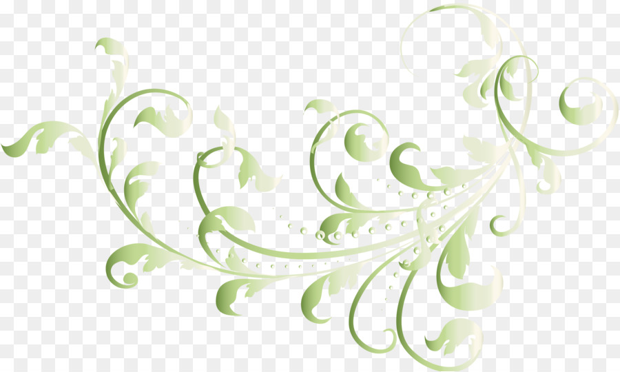 Tourbillons Verts，Abstrait PNG