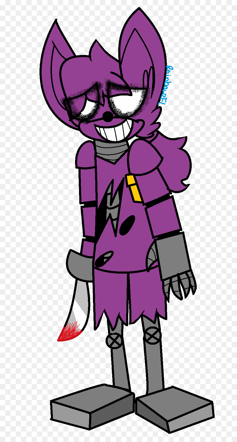 Cinq Nuits à Freddy 2，Violet PNG