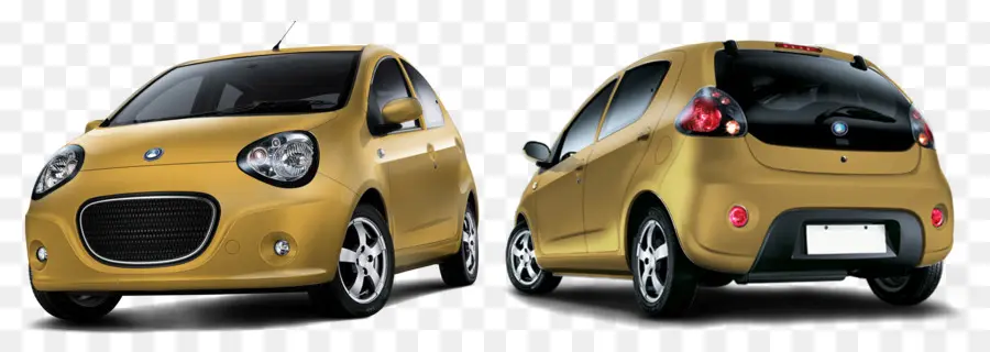 Voiture Jaune，Véhicule PNG