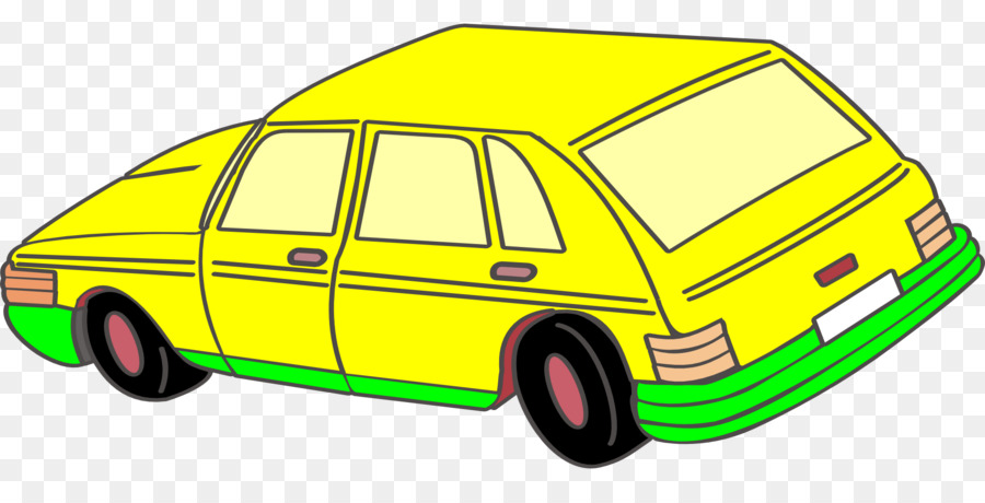 Voiture Jaune，Automobile PNG