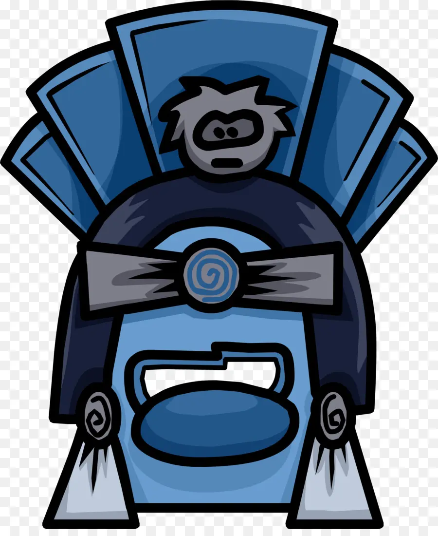 Masque De Dessin Animé，Bleu PNG