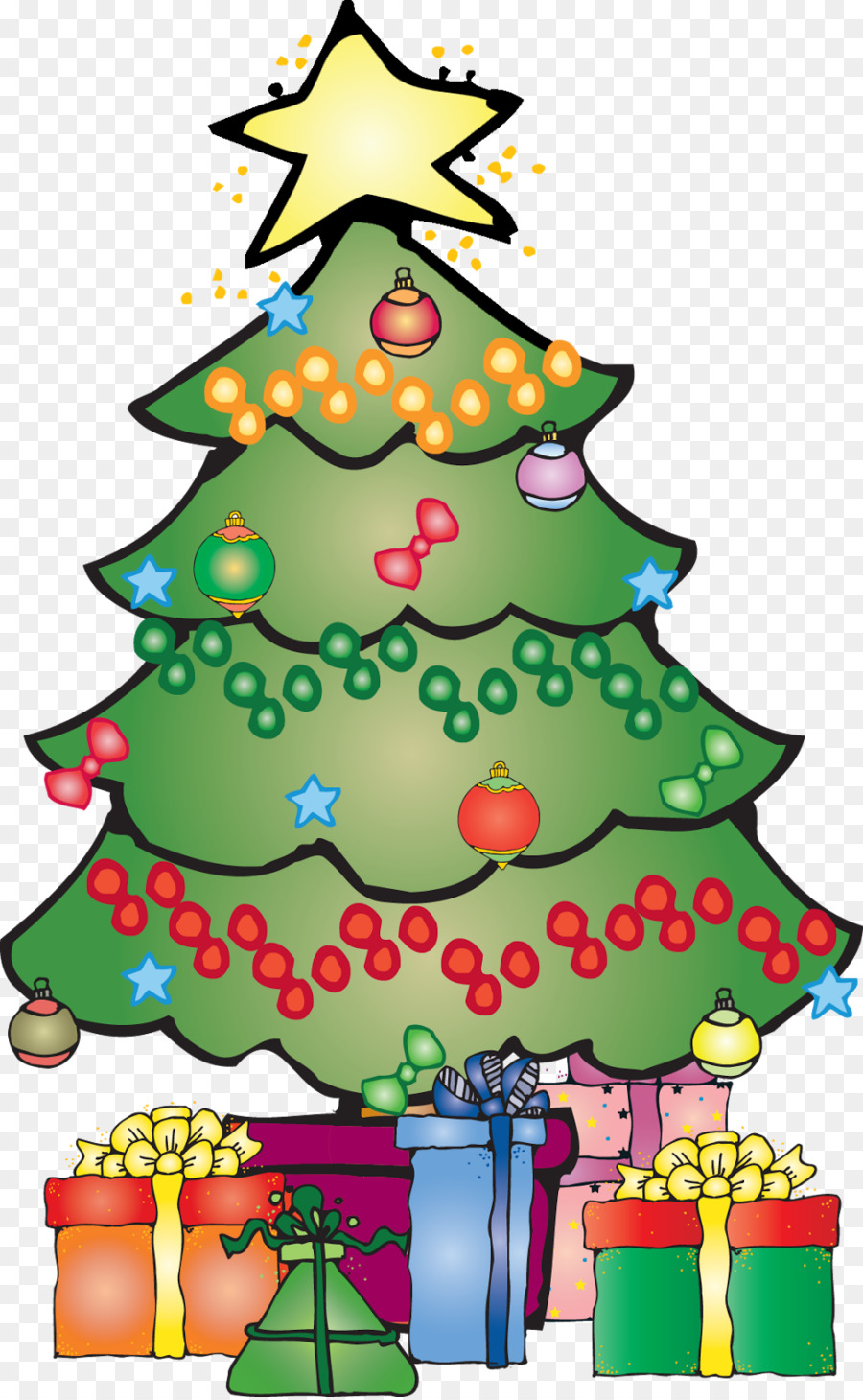 Arbre De Noël，Décorations PNG