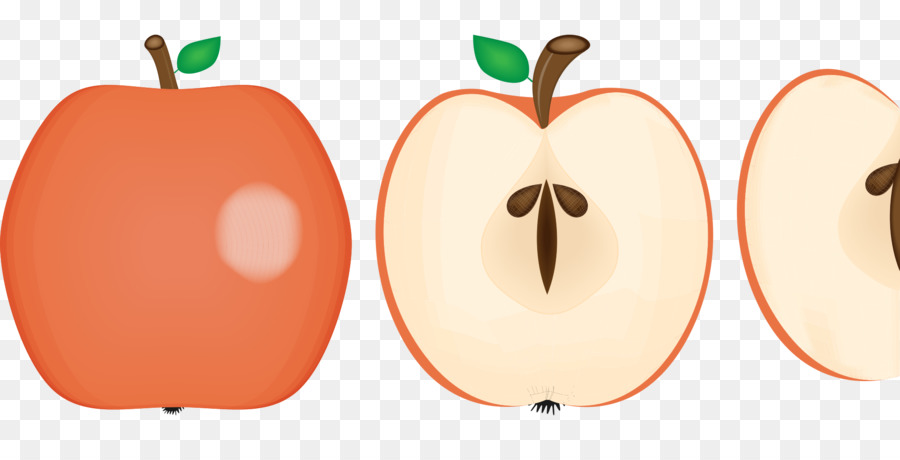 Pomme Rouge，Demi Pomme PNG