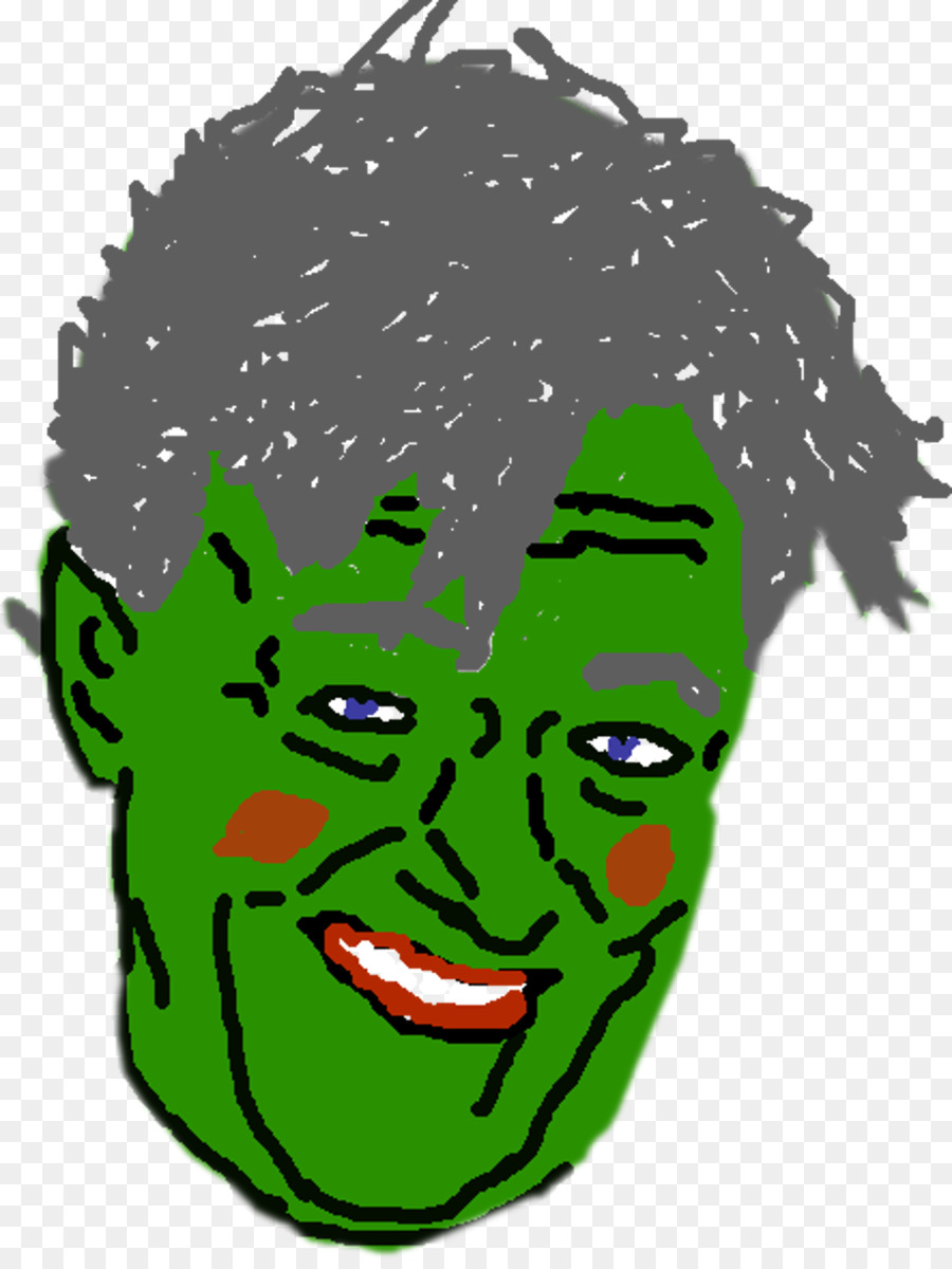 Dessin De Visage Vert，Dessin Animé PNG