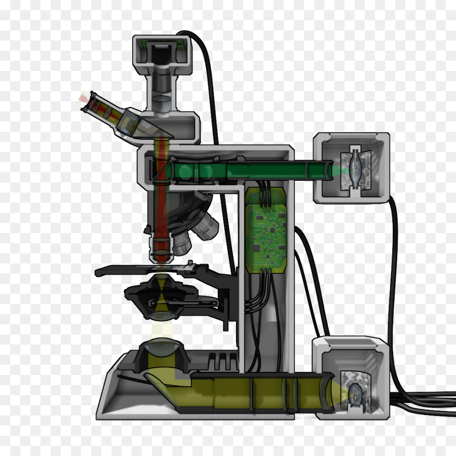 La Lumière，Microscope à Fluorescence PNG