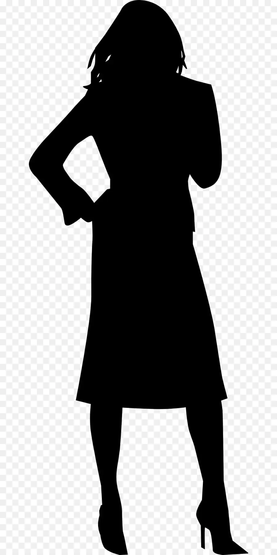 Silhouette，Femme PNG