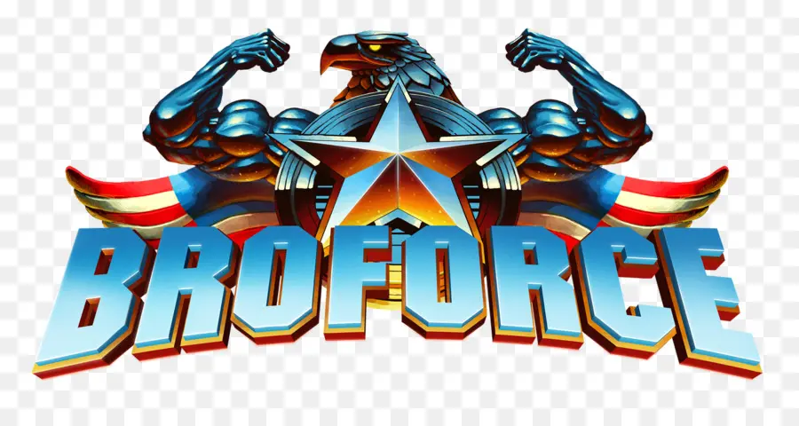 Logo Broforce，Jeu PNG