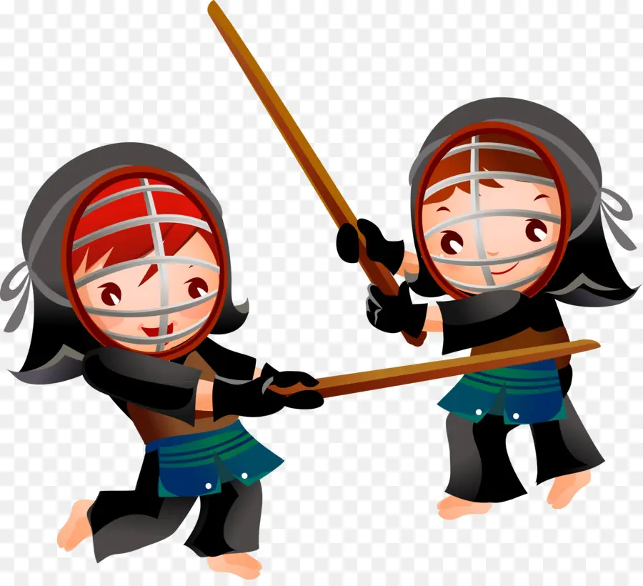 Combattants De Kendo，Arts Martiaux PNG